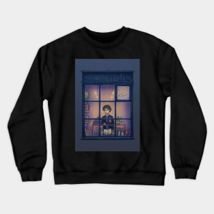 Black Books window Crewneck Sweatshirt